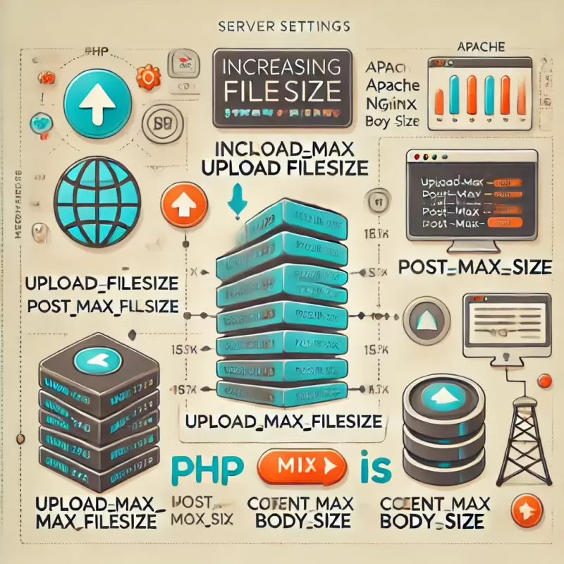 การตั้งค่า Server เพื่อเพิ่มขนาดไฟล์อัปโหลด